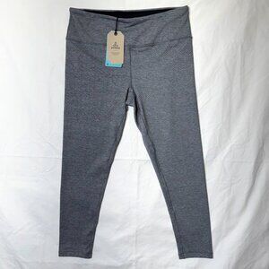 Prana Kimble 7/8 Legging Gray/Black XL NWT